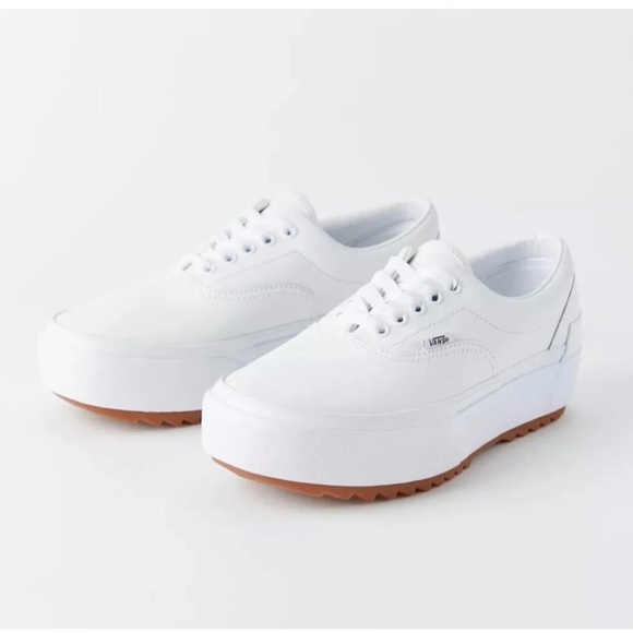 Vans Shoes - Vans Women's White Platform Sneakers